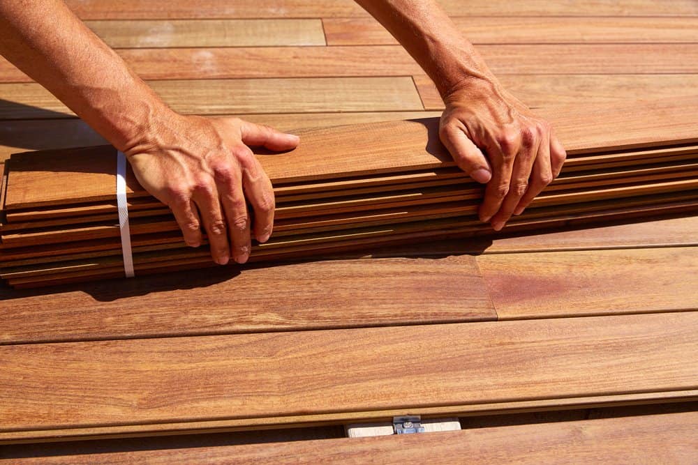 Installing timber flooring step 1
