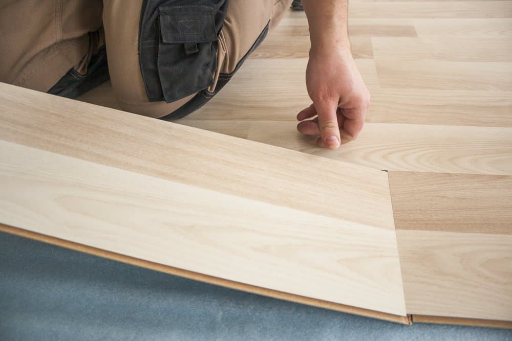 Installing laminate flooring step 3