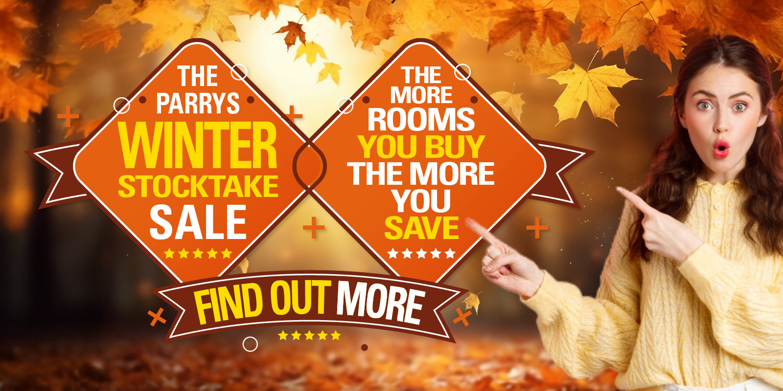THE WINTER STOCKTAKE SALE IS NOW ON!